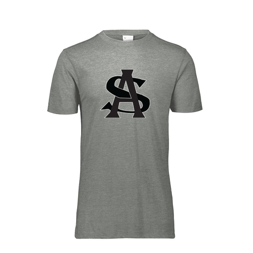 [FTSCUBGY-AS-LOGO1] Decker Men's Tri-Blend T-Shirt - Short Sleeve (Adult S, Gray, Logo 1)