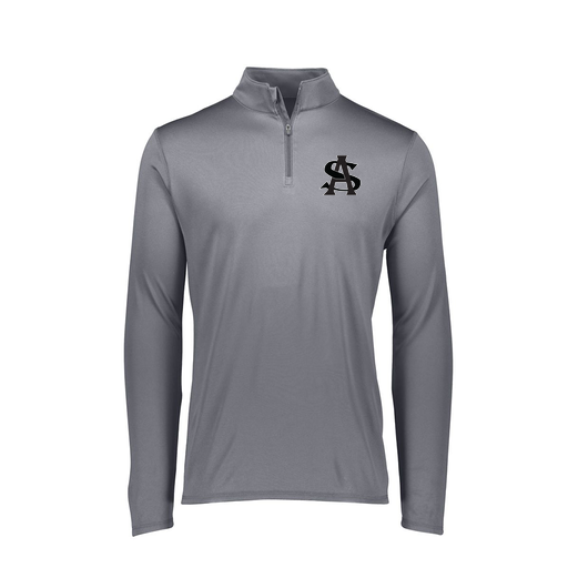 [FTLQFLGY-FAXS-LOGO1] Decker Women's Flex-Lite 1/4 Zip Shirt (Female Adult XS, Gray, Logo 1)