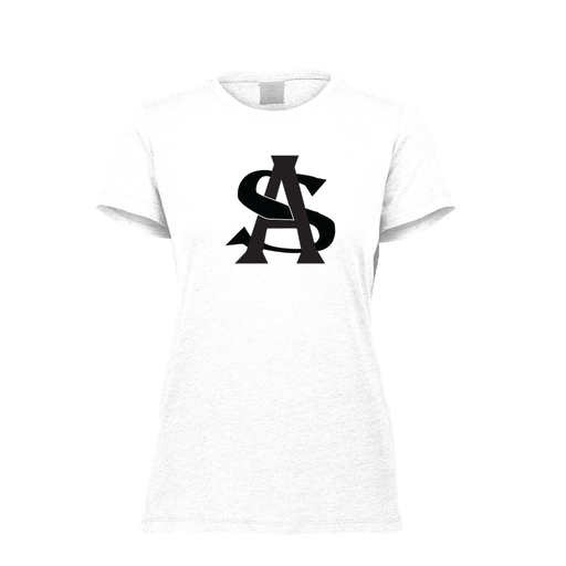 [FTSCUBWH-FAXS-LOGO1] Decker Women's Tri-Blend T-Shirt - Short Sleeve (Female Adult XS, White, Logo 1)