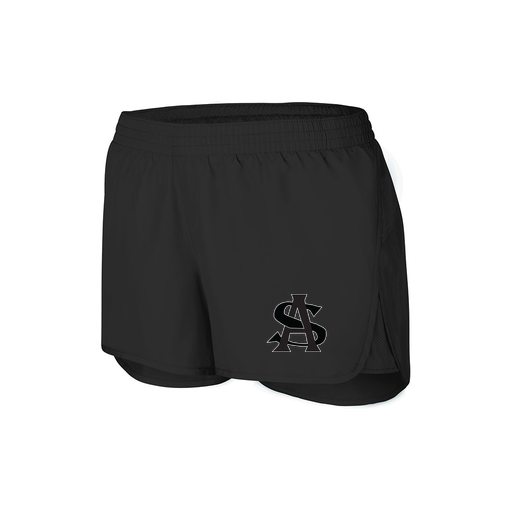 [2430.080.XS-LOGO1] Women's Performance Shorts (Female Adult XS, Black, Logo 1)