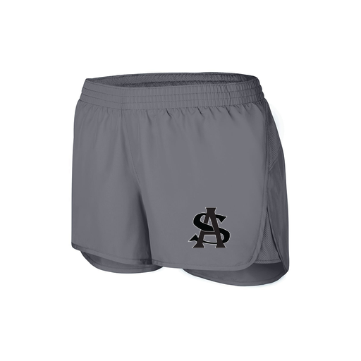 [2430.059.XS-LOGO1] Women's Performance Shorts (Female Adult XS, grey, Logo 1)