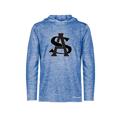 [FOLHCGRY-YS-LOGO1] Decker Youth Charge Hoodie (Youth S, Royal, Logo 1)